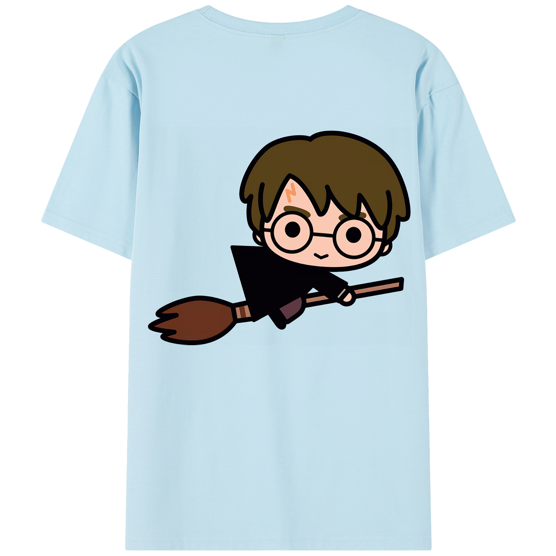（画像用） Harry Potter ハリー・ポッターシリーズ 綿100％半袖Tシャツ（背面プリント）